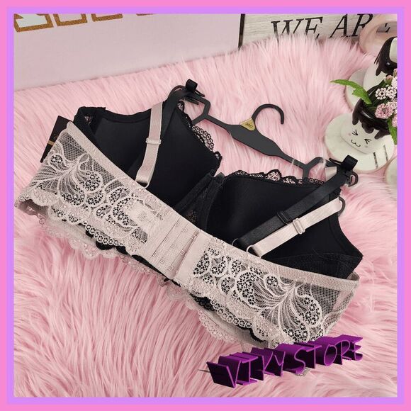 💕 NWT Bluxe 2-Pack Lightly Lined Underwire Bra 38D #7185 💕 - Picture 2 of 6